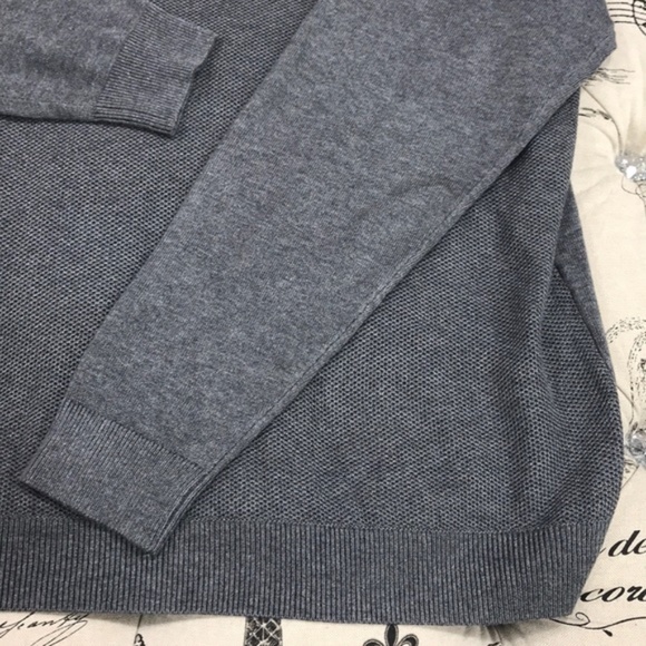Nordstrom Men's Shop Honeycomb Crewneck Sweater - Picture 6 of 7